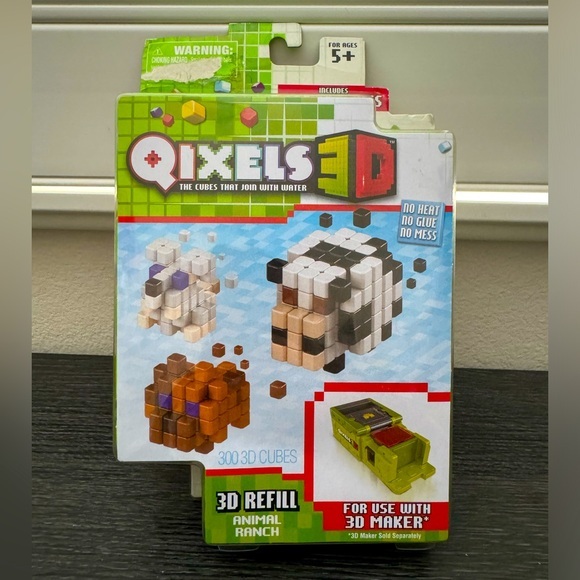 🆕 QIXELS 3D Refill — Animal Ranch — 300 Cubes - Picture 1 of 6